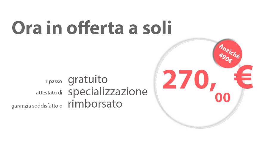 offerta corsi di 270€
