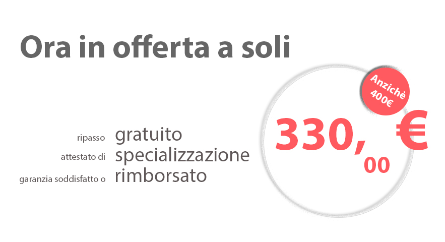 offerta corsi di 330€