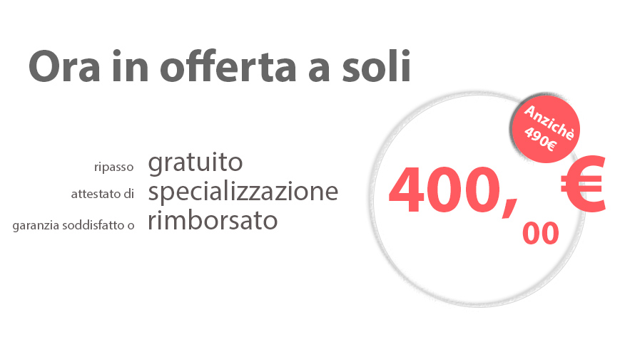 offerta corsi di 400€