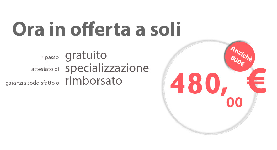 offerta corsi di 480€